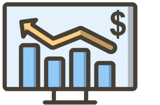 Business chart icon